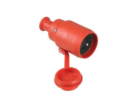 Gniazdo przenośne z/u 16A 250V IP44 pomarańczowe GN-H2