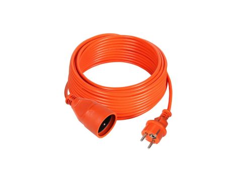 Przedłużacz ogrodowy 1-gniazdo z/u 10A 40m /H05VV-F 3x1/ pomarańczowy PS-170