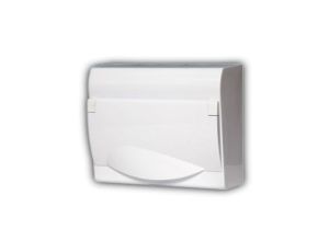 Rozdzielnica modułowa 1x12+2 natynkowa GREEN BOX RN 1/12+2 drzwi białe N+PE IP40 2353-00