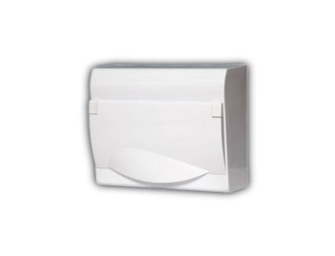 Rozdzielnica modułowa 1x12+2 natynkowa GREEN BOX RN 1/12+2 drzwi białe N+PE IP40 2353-00