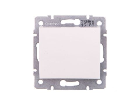 LOGI Łącznik jednobiegunowy śrubowy 10AX 250V biały 021000102 25065