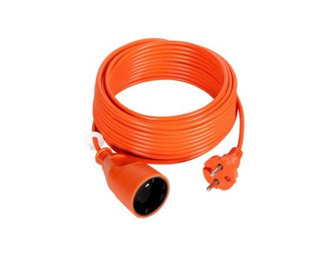 Przedłużacz ogrodowy 1-gniazdo b/u 10A 30m /OMY 2x1/ pomarańczowy PS-160