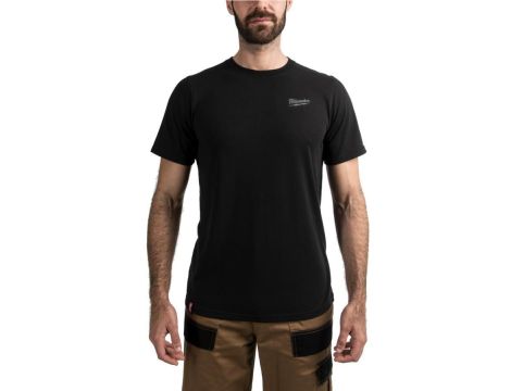 MILWAUKEE T-SHIRT Z KRÓTKIM RĘKAWEM - CZARNY HTSSBL-XL