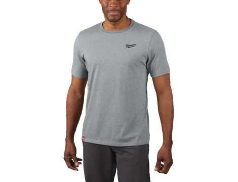 MILWAUKEE T-SHIRT Z KRÓTKIM RĘKAWEM - SZARY HTSSGR-XL