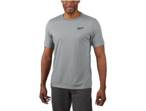 MILWAUKEE T-SHIRT Z KRÓTKIM RĘKAWEM - SZARY HTSSGR-XXL