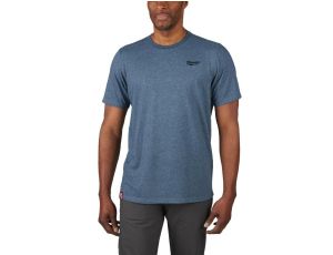 MILWAUKEE T-SHIRT Z KRÓTKIM RĘKAWEM - NIEBIESKI HTSSBLU-L