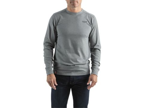 MILWAUKEE T-SHIRT Z DŁUGIM RĘKAWEM - SZARY HTLSGR-L