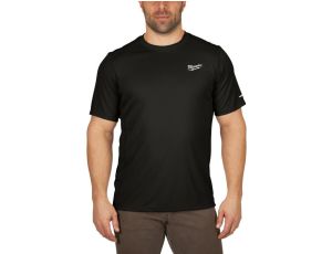 MILWAUKEE KOSZULKA ROBOCZA Z KRÓTKIM RĘKAWEM LEKKA - CZARNA WWSSBL-XL