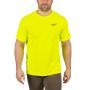 MILWAUKEE KOSZULKA ROBOCZA Z KRÓTKIM RĘKAWEM LEKKA - ŻÓŁTA WWSSYL-S - 2