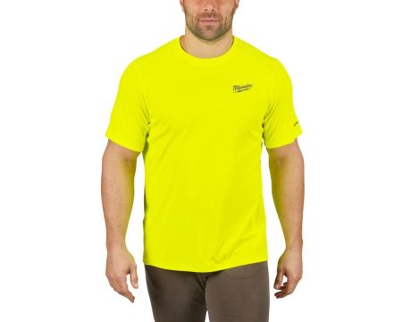 MILWAUKEE KOSZULKA ROBOCZA Z KRÓTKIM RĘKAWEM LEKKA - ŻÓŁTA WWSSYL-XXL