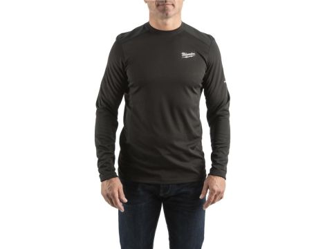 MILWAUKEE KOSZULKA ROBOCZA Z DŁUGIM RĘKAWEM LEKKA - CZARNA WWLSBL-XL
