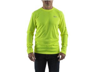 MILWAUKEE KOSZULKA ROBOCZA Z DŁUGIM RĘKAWEM LEKKA - ŻÓŁTA WWLSYL-XL