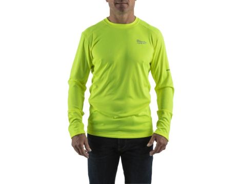 MILWAUKEE KOSZULKA ROBOCZA Z DŁUGIM RĘKAWEM LEKKA - ŻÓŁTA WWLSYL-XL