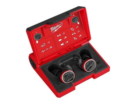 MILWAUKEE L4RLEPB-301 ZATYCZKI DO USZU Z BLUETHOOTH ŁADOWANE PRZEZ USB
