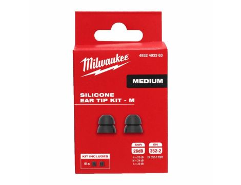 MILWAUKEE L4RLEPB-301 5 PAR SILIKONOWYCH KOCÓWEK DOUSZNYCH M