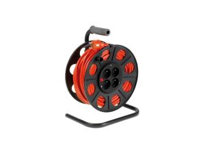 Przedłużacz bębnowy 30m H05VV-F 3x1,5 4xGS /+ termik/ pomarańczowy PS-B2 T