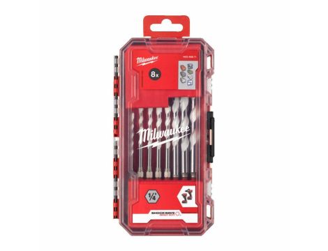 MILWAUKEE WIERTŁO UNIWERSALNE kpl. 8szt.