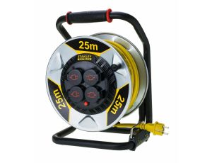 STANLEY PRZEDŁUŻACZ BĘBNOWY  25m  3x1,5mm 16A IP44