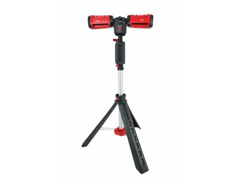 AWTOOLS REFLEKTOR PRZENOŚNY AKUMULATOROWY TWIN HEAD 14,8V 6000LM BLACK LINE