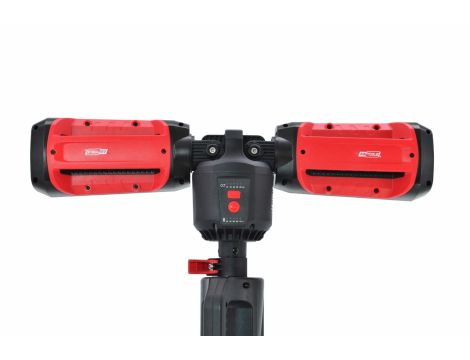 AWTOOLS REFLEKTOR PRZENOŚNY AKUMULATOROWY TWIN HEAD 14,8V 6000LM BLACK LINE - 2