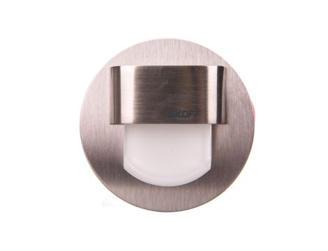 Oprawa przyschodowa RUEDA mini LED Light 10 V DC 0,4 W IP 20 3000 K szlif Inox