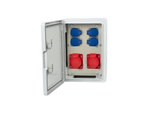 Rozdzielnica budowlana RB-250 - gniazda 2x32A 5p, 4x230V