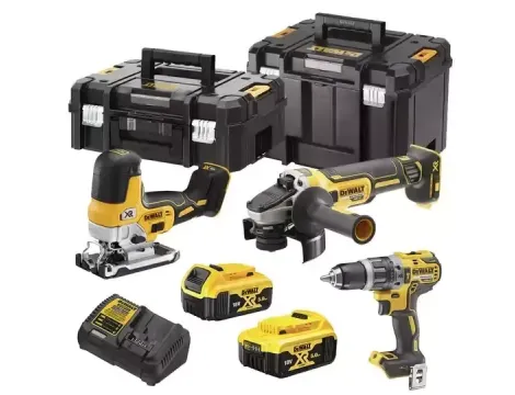 DEWALT ZESTAW COMBO 18V DCK329P2T (DCD796+DCG405+DCS335) 2x5,0Ah