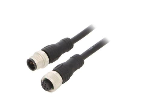 Przewód przyłączeniowy M12 PIN: 5 6m wtyk max.80C PVC 36VDC 2TLA020056R2200