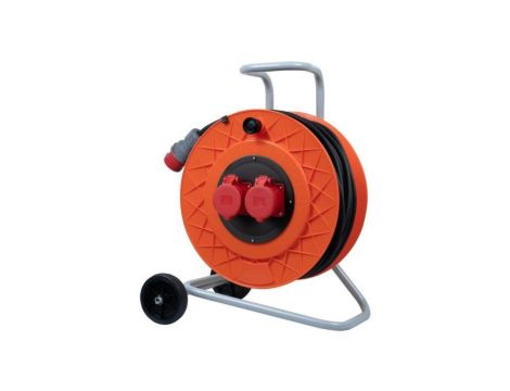 Przedłużacz na bębnie plastikowym GOLIA-420 NK 2x16A 5p, OW 5x2,5 /30m/