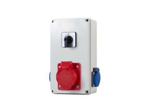 Rozdzielnica BICO - gniazda 32A 5p, 2x230V, 0/1