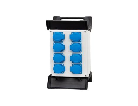 Rozdzielnica R-240 - gniazda 8x250V na stelażu plastikowym