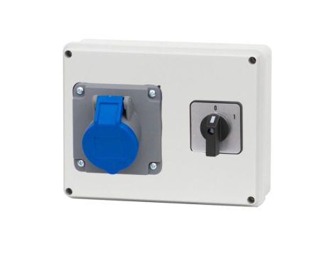 Rozdzielnica R-190 - gniazda 32A 3p, 0/1