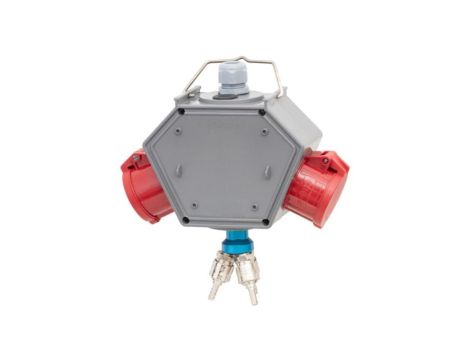 Rozdzielnica POLYBOX - gniazda 2x32A 5p + 3xAIR(powietrze)