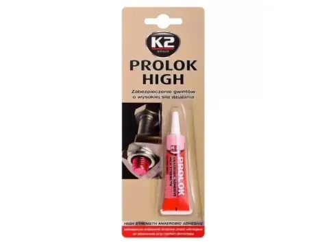 K2 KLEJ DO GWINTÓW PROLOK T275 HIGH CZERWONY 6ML