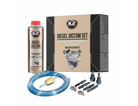 K2 ZESTAW DO CZYSZCZNIE WTRYSKIWACZY + DIESEL DICTUM 500ML DIESEL DICTUM SET ZESTAW