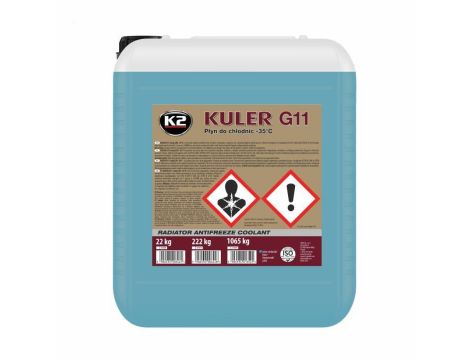 K2 NIEBIESKI PŁYN DO CHŁODNIC KULER-35C NIEBIESKI 22KG