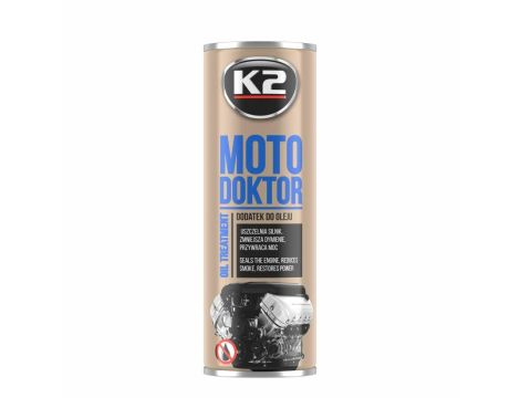 K2 DODATEK DO OLEJU SILNIKOWEGO Z USZCZELNIACZEM MOTO DOKTOR 443ML