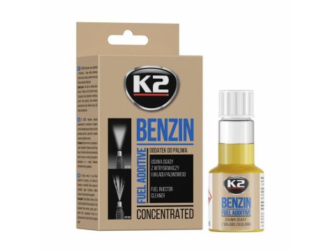 K2 DODATEK DO CZYSZCZENIA WTRYSKÓW BENZIN 50ML