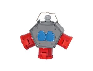 Rozdzielnica POLYBOX - gniazda 3x32A 5p, 2x230V