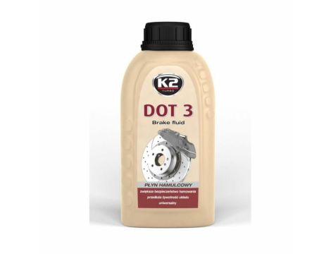 K2 PŁYN HAMULCOWY Z CERTYFIKATEM DOT 3 250ML