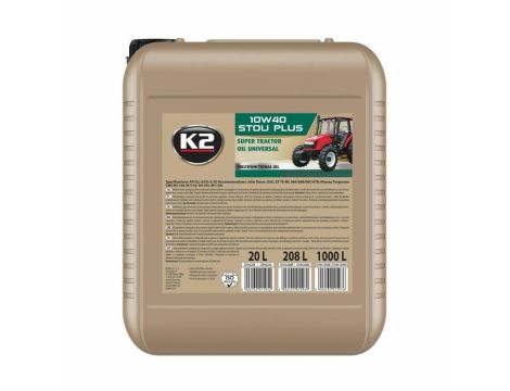 K2 OLEJ 10W40 STOU UTTO 20L