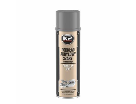 K2 PODKŁAD ANTYKOROZYJNY JEDNOSKŁADNIKOWY SZARY SPRAY 500ML