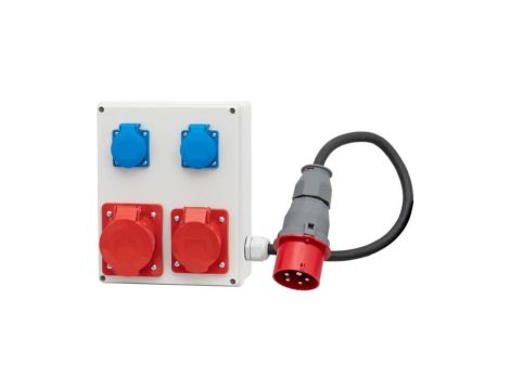 Rozdzielnica R-240 - gniazda 2x32A 5p, 2x230V, przewód OPD 5x4 - 1,5m