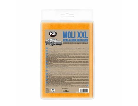 K2 MIKROWŁÓKNO ROZM 60X60CM, DO OSUSZANIA KAROSERII, NIEZWYKLE CHŁONNE, GRUBE I TRWAŁE. MIKROWŁÓKNO