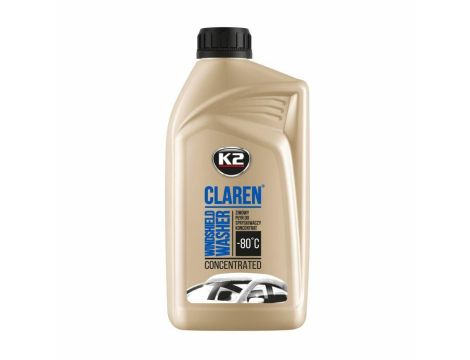 K2 KONCENTRAT ZIMOWEGO PŁYNU DO SPRYSKIWACZY CLAREN -80C 1L