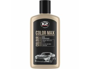 K2 WOSK KOLORYZUJĄCY NABŁYSZCZA I CHRONI COLOR MAX 250 CZARNY 250ML