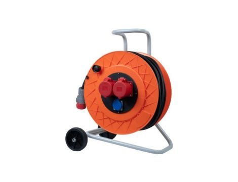 Przedłużacz na bębnie plastikowym GOLIA-420 NK 2x16A 5p, 230V, OW 5x2,5 /50m/