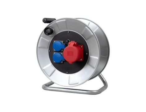 Rozgałęźnik na bębnie metalowym BORDO-320 32A 5p, 2x230V IP44