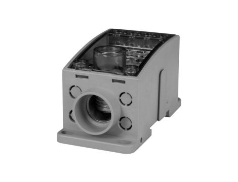 Blok rozdzielczy LKN 250A (1x120/4x16 - 2x35,1x25,4x16,4x10) Al/Cu- szary