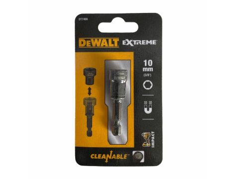 DEWALT KOŃCÓWKA Z NASADKĄ 10mm UDAROWA SAMOCZYSZCZĄCA